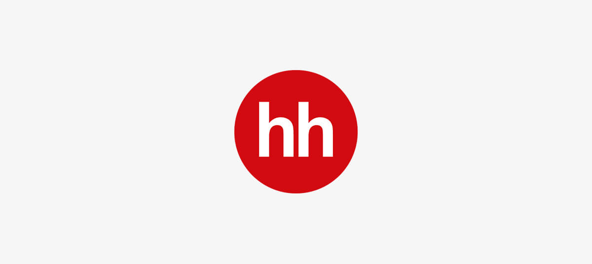 HeadHunter - лого с фоном